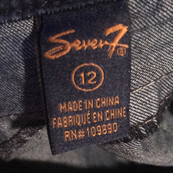 Seven7 blue jean shorts - Picture 8 of 8